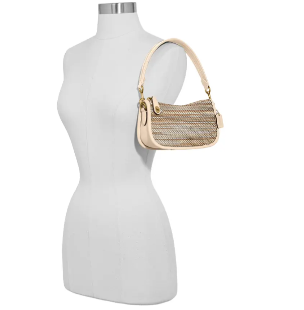 $177 (原价 $295) + 免邮Nordstrom官网 Coach Originals Swinger 编织皮革腋下包6折热卖 