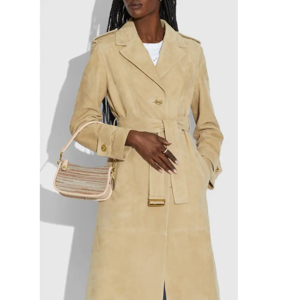 $177 (原价 $295) + 免邮Nordstrom官网 Coach Originals Swinger 编织皮革腋下包6折热卖 