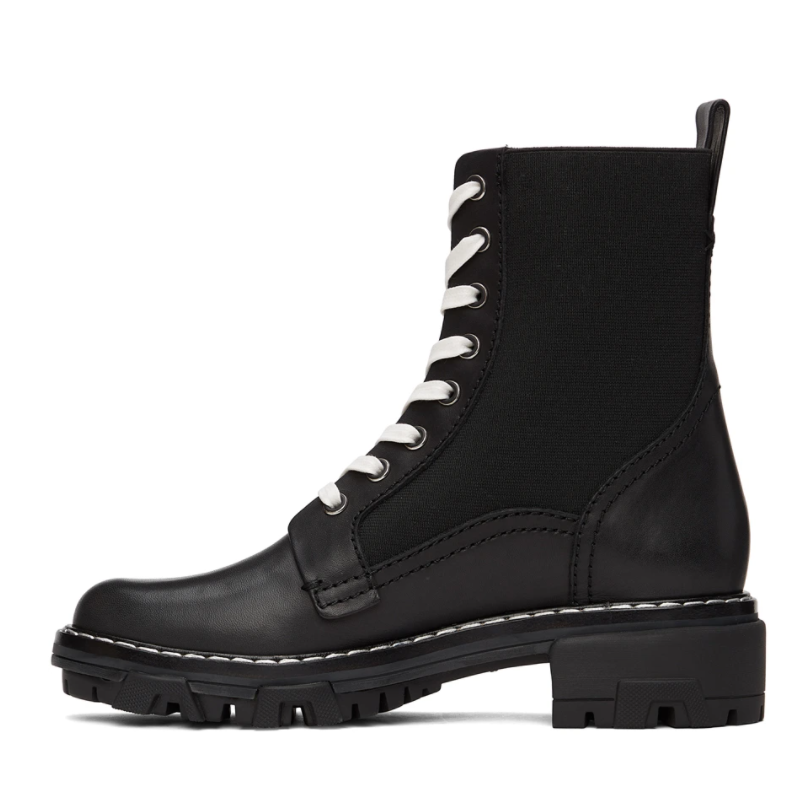 现价$365 + 免邮SSENSE官网 RAG & BONE Black Shiloh女士马丁靴热卖 