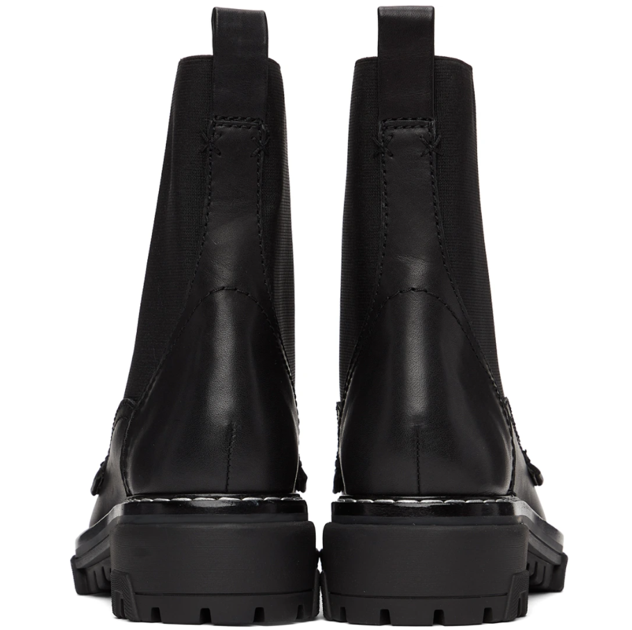 现价$365 + 免邮SSENSE官网 RAG & BONE Black Shiloh女士马丁靴热卖 