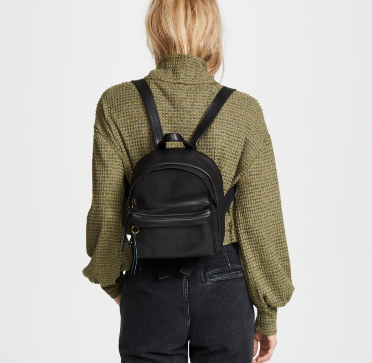 售价$158 + 免邮Shopbop官网 Madewell Lorimer 迷你双肩包 两色可选