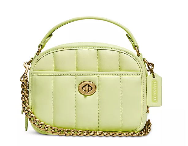 $315 (原价 $450) + 包邮Bloomingdales官网 Coach Lunchbox 迷你便当包7折热卖 双色可选