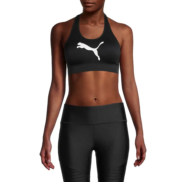 $4.97 (原价 $28) Saks OFF 5TH官网 Puma Halterneck Logo 运动内衣18折热卖 三色可选 