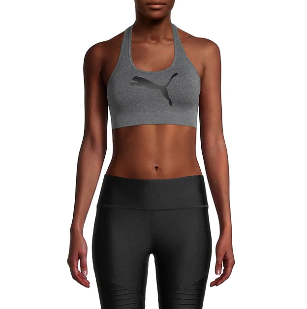 $4.97 (原价 $28) Saks OFF 5TH官网 Puma Halterneck Logo 运动内衣18折热卖 三色可选 