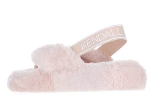 $6.99 (原价 $24.99) Walmart官网 Kendall + Kylie 女款毛毛拖鞋28折热卖 两色可选