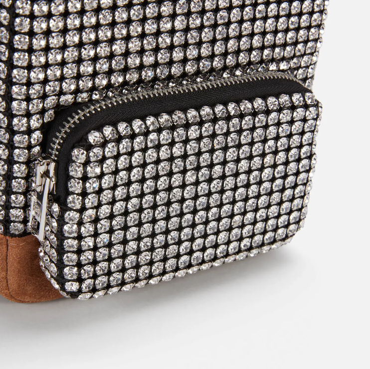 £728 (原价 £1040) + 免邮MyBag官网 Alexander Wang Cruiser 新款迷你水钻双肩包7折热卖 