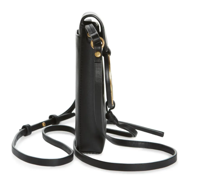 $173.60 (原价 $248) + 免邮Nordstrom官网 Tory Burch Miller 黑色手机包7折热卖 