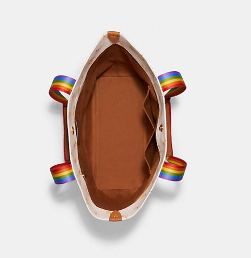 C$83.40 (原价 C$278) + 包邮Coach Outlet CA官网 Coach彩虹托特包3折热卖