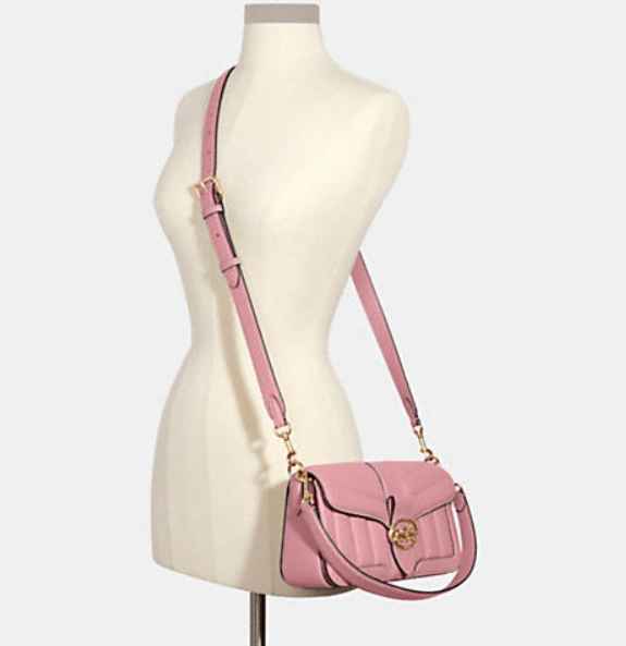 $149.40 (原价 $498) + 免邮Coach Outlet官网 Coach Georgie绗缝腋下包3折热卖 三色可选