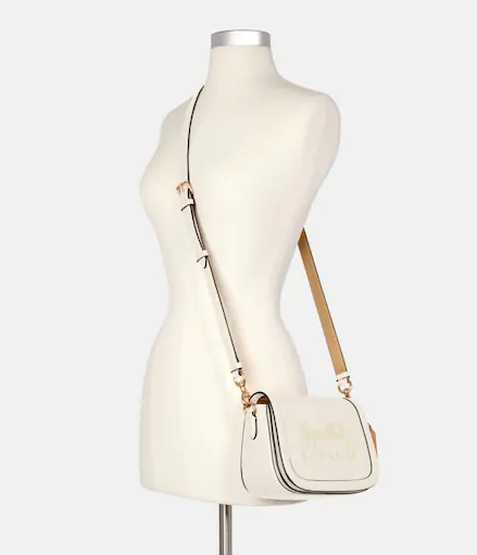 $122.50 (原价 $350) + 包邮Coach Outlet官网 Coach  Saddle马车图案马鞍包3.5折热卖