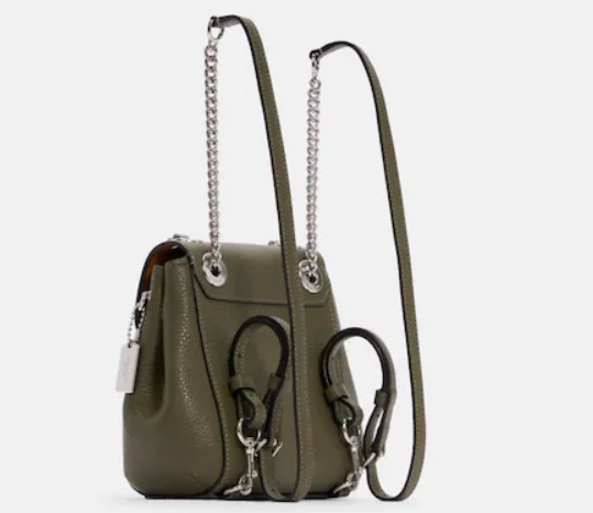 $98.40 (原价 $328) + 免邮Coach Outlet官网 Coach Convertible 牛油果色双肩包3折热卖 