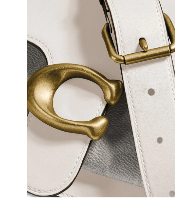 售价$395 + 免邮Saks Fifth Avenue官网 COACH Tabby Signature 奶油白老花单肩包热卖 