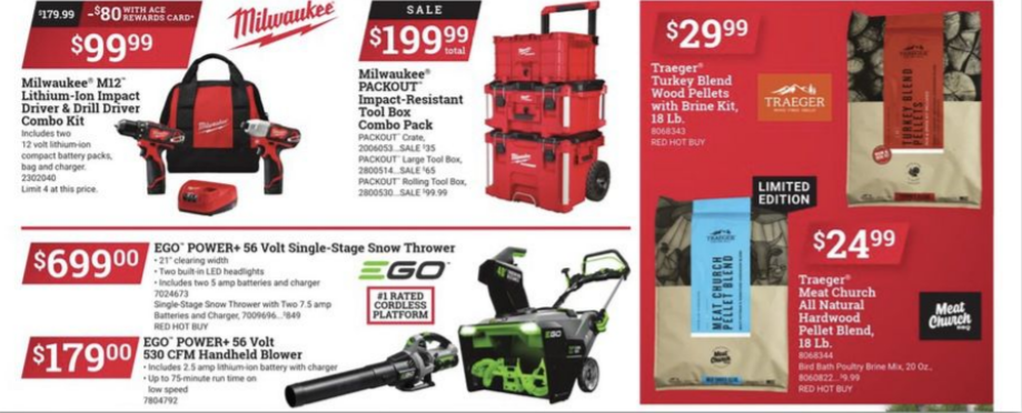 $30以下正价商品立享5折开抢：Ace Hardware 2021黑五海报出炉 买烧烤架送$164烤架套装 