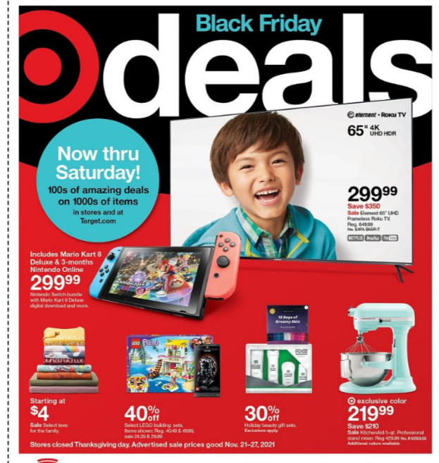 Target s 2021黑五海报出炉