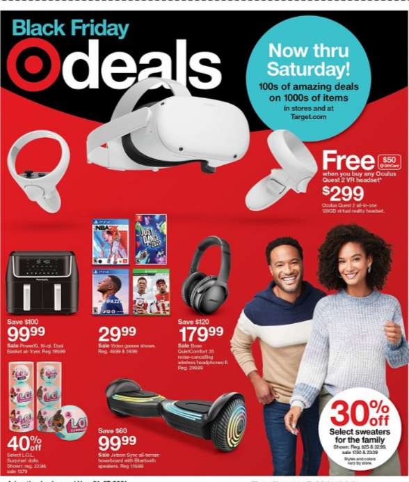 Target s 2021黑五海报出炉