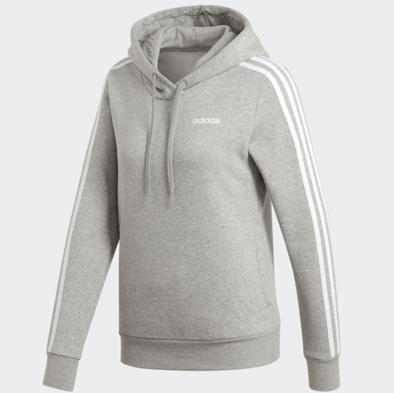$17.99 (原价 $50) + 免邮eBay US官网 adidas 3-Stripes 女士连帽卫衣额外75折热卖 