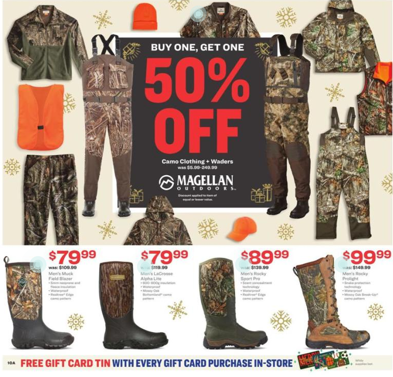 5折优惠 单车机$349、抓绒衣$29Academy Sports + Outdoors官网 2021黑五海报抢先看 运动鞋服、装备超好价 