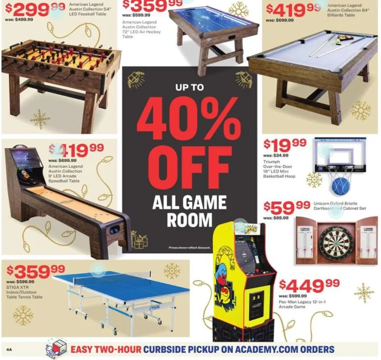 5折优惠 单车机$349、抓绒衣$29Academy Sports + Outdoors官网 2021黑五海报抢先看 运动鞋服、装备超好价 