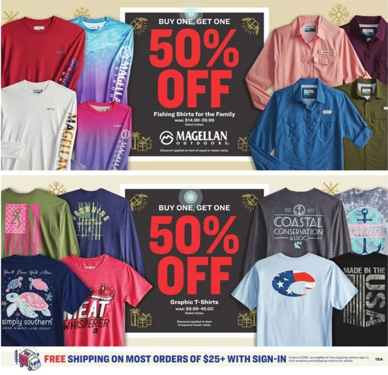 5折优惠 单车机$349、抓绒衣$29Academy Sports + Outdoors官网 2021黑五海报抢先看 运动鞋服、装备超好价 