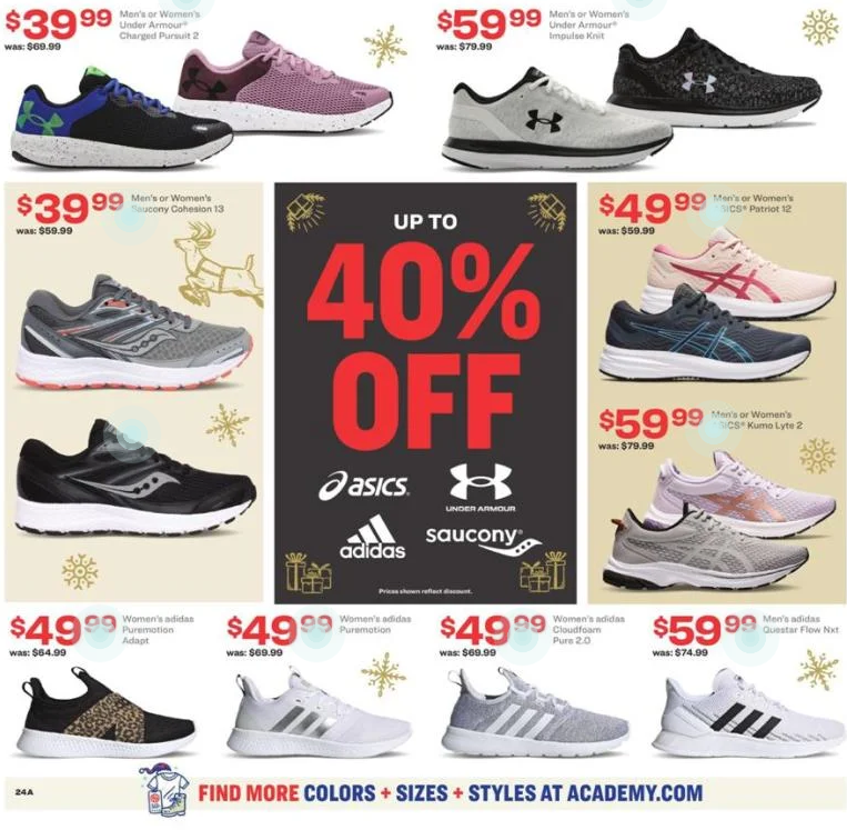 5折优惠 单车机$349、抓绒衣$29Academy Sports + Outdoors官网 2021黑五海报抢先看 运动鞋服、装备超好价 