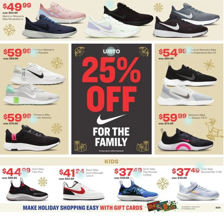 5折优惠 单车机$349、抓绒衣$29Academy Sports + Outdoors官网 2021黑五海报抢先看 运动鞋服、装备超好价 