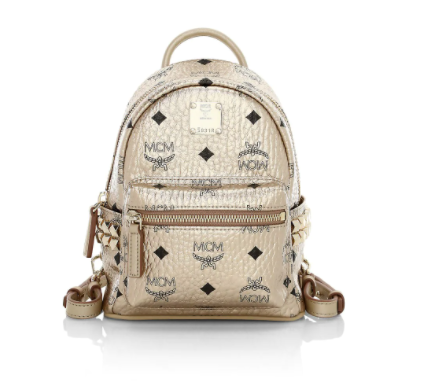 现价$577.50 (原价$825)Saks Fifth Avenue官网精MCM Extra-Mini 金属色双肩包优惠