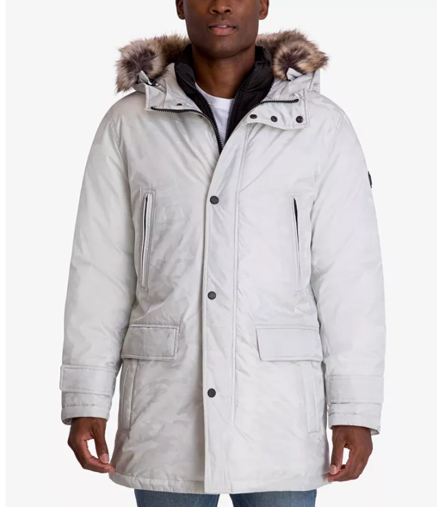 $129.99 (原价 $375) + 免邮Macy s官网 MICHAEL Michael Kors 男士派克保暖外套35折热卖 多色可选