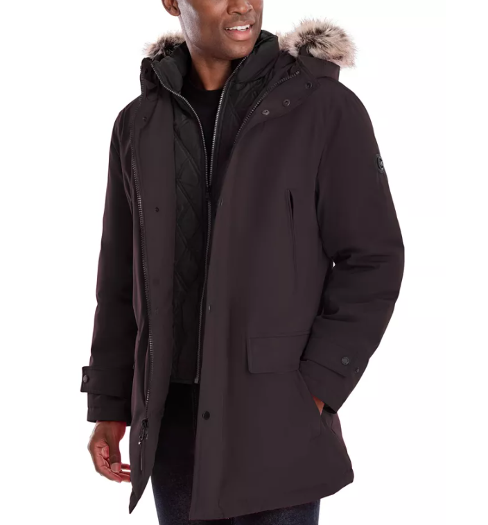 $129.99 (原价 $375) + 免邮Macy s官网 MICHAEL Michael Kors 男士派克保暖外套35折热卖 多色可选