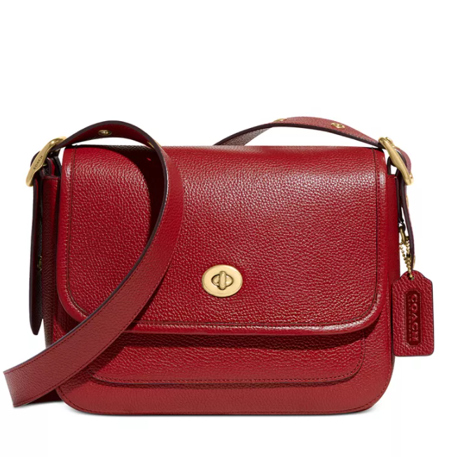 $175 (原价 $350) + 免邮半价！Macy s官网 COACH Rambler 荔枝皮斜挎包5折热卖 三色可选