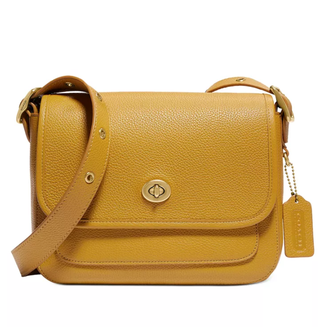 $175 (原价 $350) + 免邮半价！Macy s官网 COACH Rambler 荔枝皮斜挎包5折热卖 三色可选