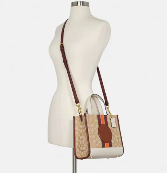 $157.50 (原价 $350) + 免邮Coach Outlet官网 Coach Dempsey 22 新配色马车托特包额外75折热卖 