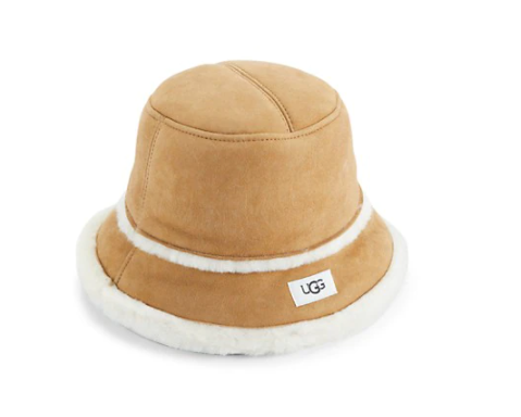 $89.99 (原价 $160) Saks OFF 5TH官网 UGG 麂皮羊毛渔夫帽57折热卖  