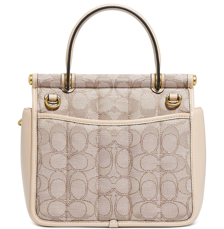 $189 (原价 $450) + 免邮Macy s官网 COACH Willis 18 老花手提包额外7折热卖 