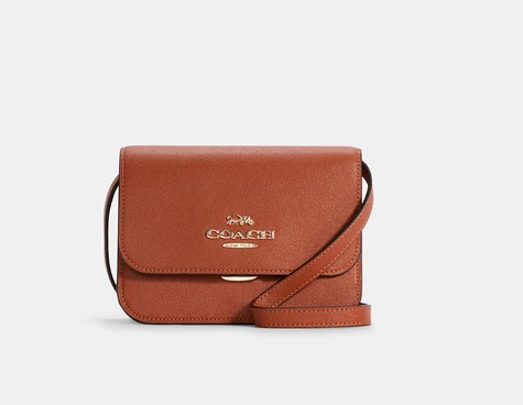 $89.40 (原价 $298) + 免邮Shop Premium Outlets官网 Coach Mini Brynn 翻盖盒子包额外75折热卖 三色可选