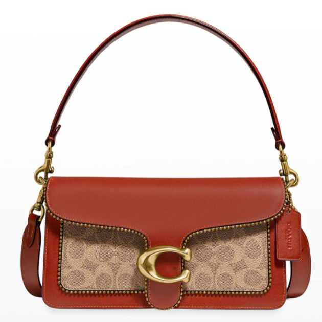 $256 (原价 $395) + 免邮Neiman Marcus官网 COACH 1941 Tabby Logo 走珠焦糖老花单肩包65折热卖  