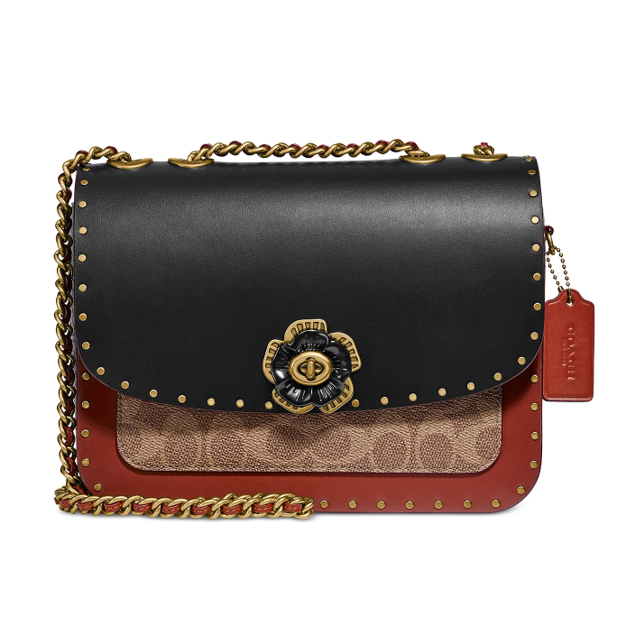Macy s官网 COACH Madison 经典山茶花链条单肩包7折热卖  $346.50 (原价 $495) + 免邮Macy s官网 COACH Madison 经典山茶花链条单肩包7折热卖