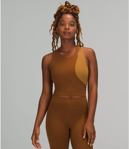 $49 (原价 $68) + 免邮lululemon官网 Nulu Asymmetrical 单肩镂空运动背心72折热卖 三色可选