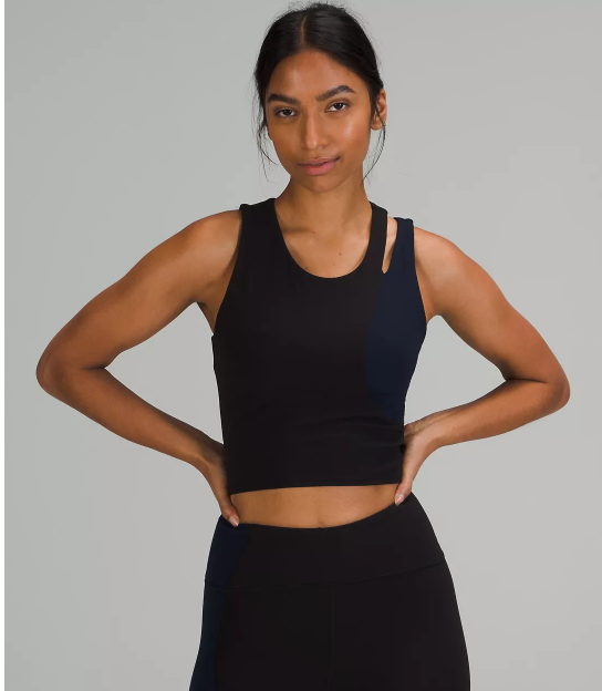 $49 (原价 $68) + 免邮lululemon官网 Nulu Asymmetrical 单肩镂空运动背心72折热卖 三色可选