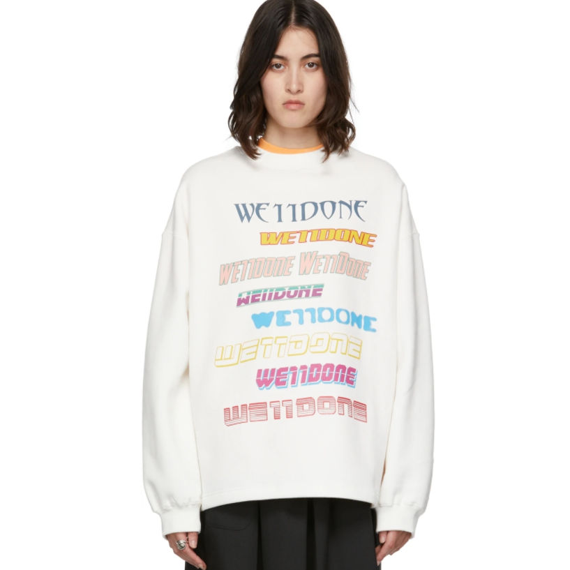 $266 (原价 $355) + 免邮SSENSE官网 WE11DONE 女士爆款卫衣75折热卖