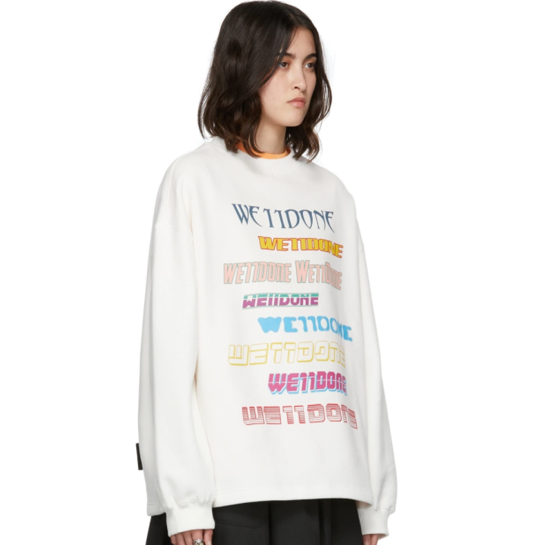 $266 (原价 $355) + 免邮SSENSE官网 WE11DONE 女士爆款卫衣75折热卖