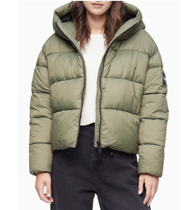 Boxy Hooded Puffer Jacket