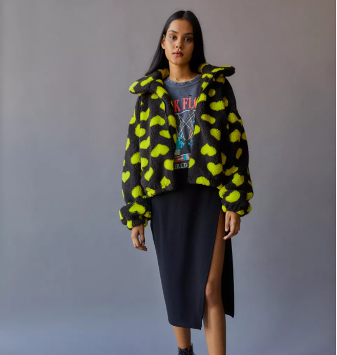 $48.30 (原价 $99) Urban Outfitters 印花摇粒绒夹克额外7折热卖 多色可选