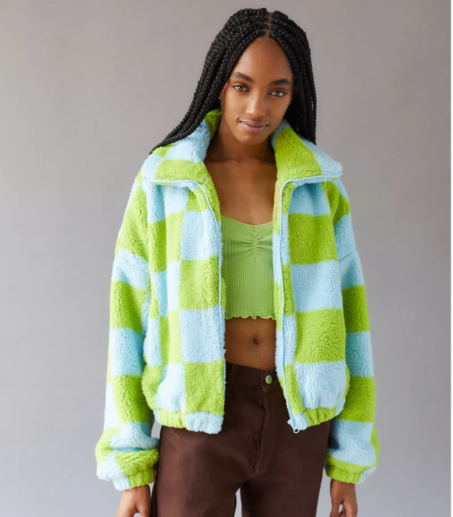 $48.30 (原价 $99) Urban Outfitters 印花摇粒绒夹克额外7折热卖 多色可选