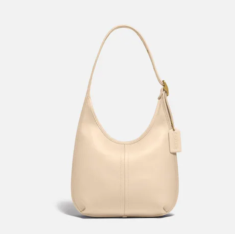 $197.50 (原价 $395) + 包邮Coach官网 Coach Ergo纯色月牙包5折热卖 双色可选