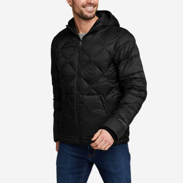 $59.99 (原价 $149) + 免邮Eddie Bauer Cirruslite Skylighter 男士连帽保暖羽绒服4折热卖 多色