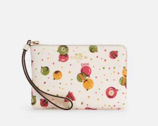 $19.89 (原价 $78)Coach Outlet官网 Coach圣诞限定印花零钱包额外85折热卖  