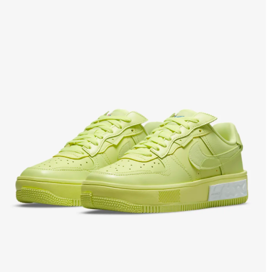 $55.97 (原价 $110) + 免邮Nike Air Force 1 Fontanka 女士黄色运动板鞋51折热卖 
