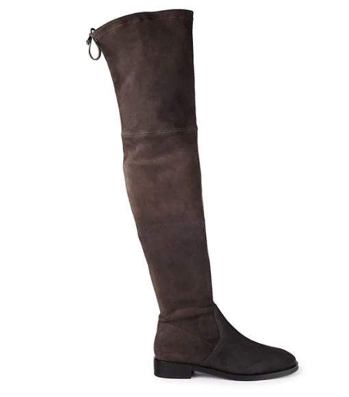$247.49 (原价 $795) + 免邮Saks OFF 5TH官网 Stuart Weitzman Jocey Suede 过膝长靴额外75折热卖  