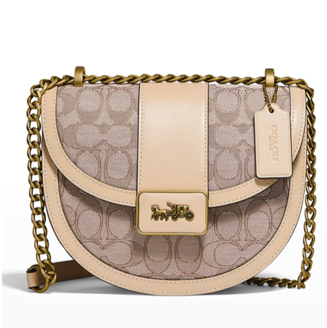 $267.75 (原价 $550) + 免邮Neiman Marcus官网 COACH 1941 Allie 经典老花马鞍包额外75折热卖 
