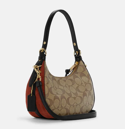 $199 (原价 $398) + 包邮Coach Outlet官网 Kleo Hobo 老花单肩包5折热卖